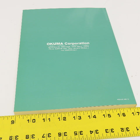 Okuma 3289-E-R2 OSP5020L OSP500L-G Special Functions Manual No. 1 10th Edition