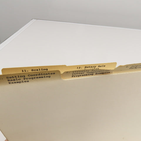 Makino Programming Manual Fanuc System 0M, 6M, 9M, 10M, 11M, 12M, 15M, 16M