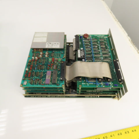 Okuma E4809-436-011-E OPUS 5000 Main Board W/ 6 Add-On M6, M3, M2-II, MII-0