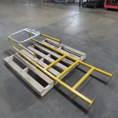 EGA Products MD 0119 3-Step 24" Wide Industrial Mezzanine Step W/ Safety Gate