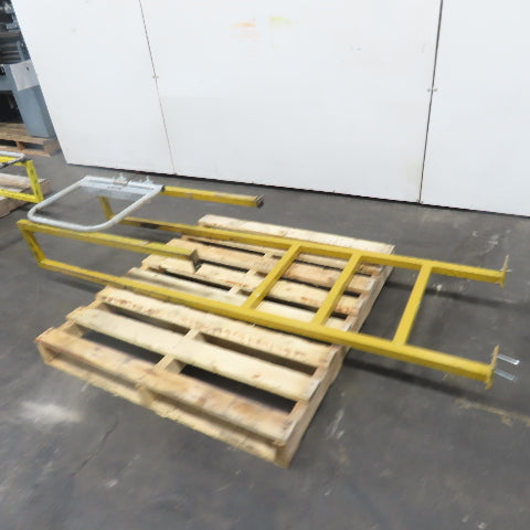 EGA Products MD 0419 3-Step 23" Wide Industrial Mezzanine Step W/ Safety Gate