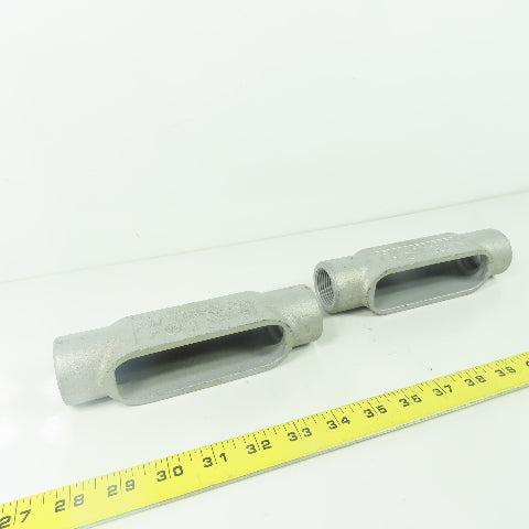 Appleton C37 1" Conduit Body FM 7 Lot Of 2