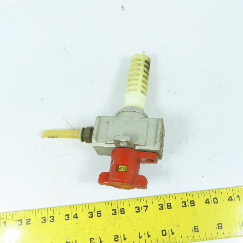 SMC NVHS4500-N02-X116 0.1-1.0 Mpa Pneumatic Lockout Valve 1/4"