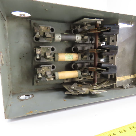 Federal FPE 100A Fusible Bus Plug Busway Disconnect Switch 240V 3P 25HP