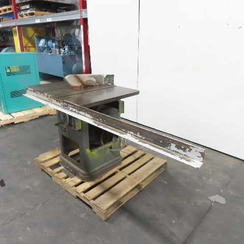 Rockwell 34-450 10" Unisaw Table Saw 220/240V 3Ph W/ Tilt Arbor