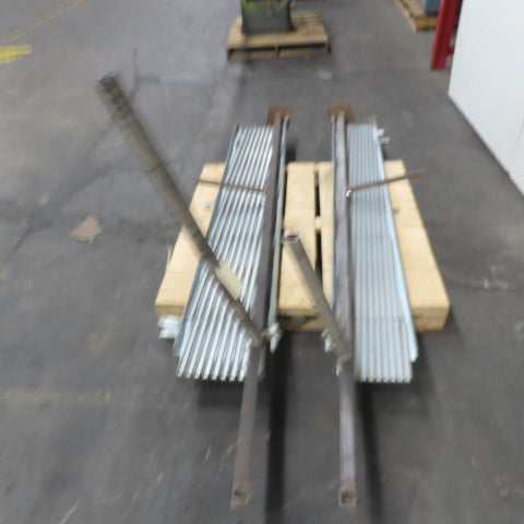 14' Wide x 6' High Double Folding Accordion Warehouse Security Door Gate