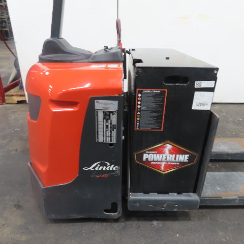Linde EW40 8000LB Walk Behind 24V Electric Pallet Jack Truck 2023 22Hrs