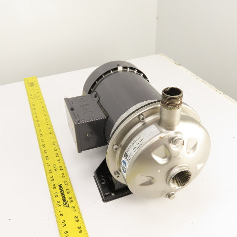 Ebara ACDU70/17T3C 3/4HP Stainless Steel Centrifugal Pump 230/460V 3PH 1"x1-1/4"