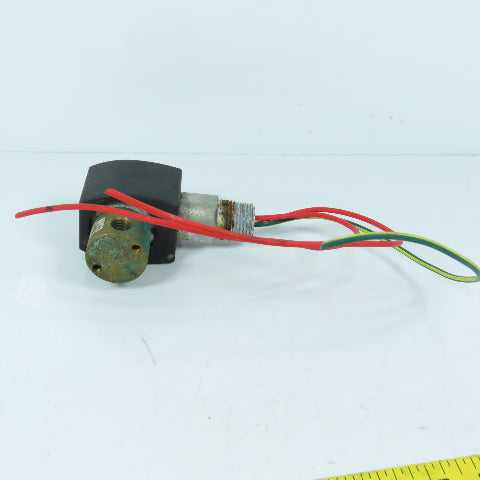 Asco EF8262G2 120V Solenoid Valve 1/8" 180PSI Water Oil Air Gas 240620-001-F