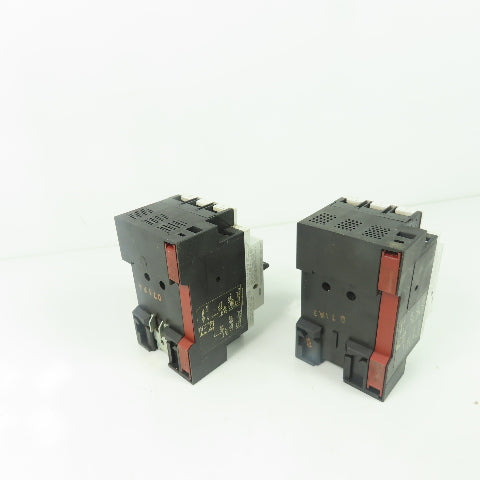Siemens 3VU1300-1MH00 .6-2.4A Motor Protector Circuit Breaker 600VAC Lot Of 2
