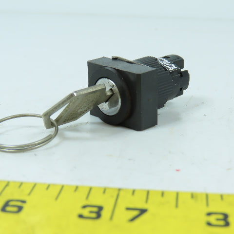 Fuji AH16P-J2B 2-Position Keyed Selector Switch 250V 5A