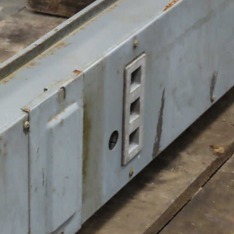 Westinghouse 453D 598 G68 400A 277/480V 4 Wire 3Ph Bus Duct 10'