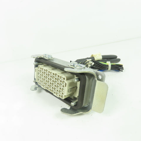 Harting 8015-T964 RMP 72-Pin Hole Female Connector Receptacle & Housing