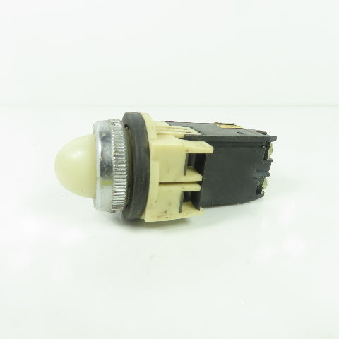 Fuji AH30-7M White Pilot Light 50V Max 2W