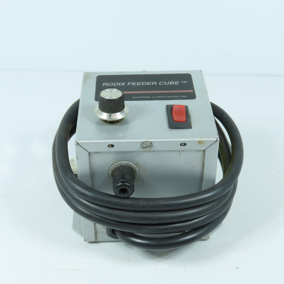 Rodix 121-301 FC-90 Vibratory Feeder Cube Controller 120V 50/60HZ 15 Amps W/Cord