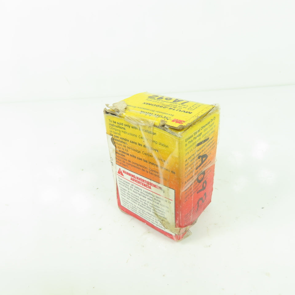 3M 3M MVU14-250DMX Scotchlok Male Disconnect Vinyl Insulated Lot Of 100