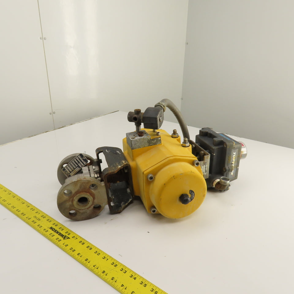 Tufline SC941B4 1" Stainless Steel Air Actuated Valve 440PSI QS0350.U04STACW