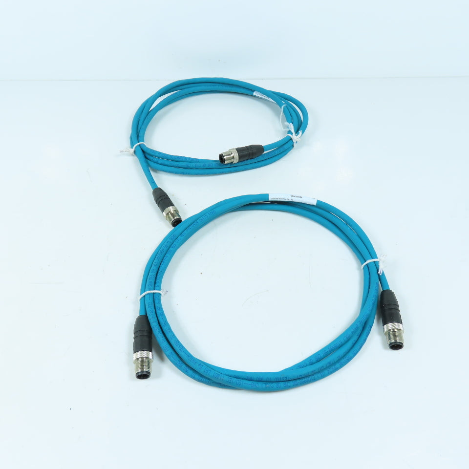 Lumberg 900004056 0985 806 100/2M M12 Ethernet Cordset 2M Long Lot Of 2