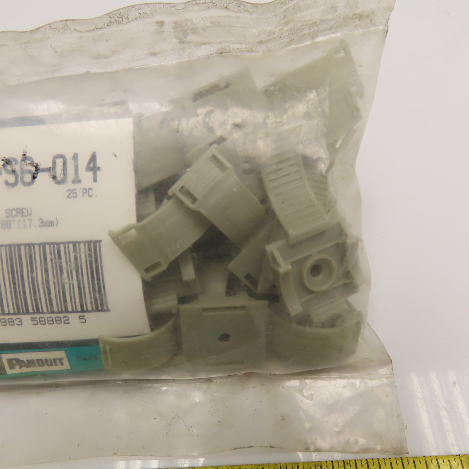 Panduit ARC 68-S6-Q14 Cable Management Clamp .68" Bundle Size Lot Of 25