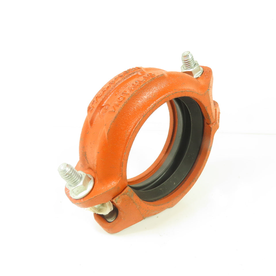 Victaulic 3"/88.9-005H 3" Rigid Pipe Coupling W/ Rubber Gasket
