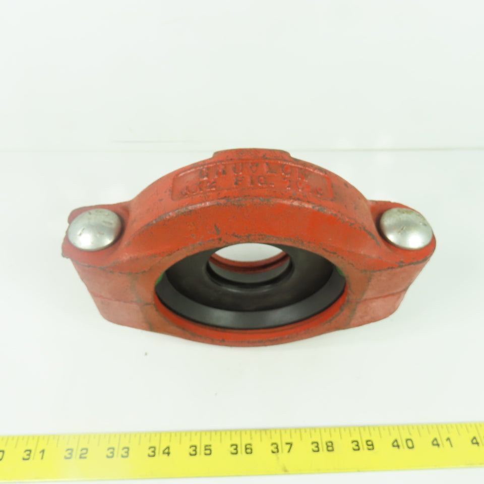 Rigidlite Fig 7010 4" x 2" Rigid Reducing Pipe Coupling W/ Rubber Gasket