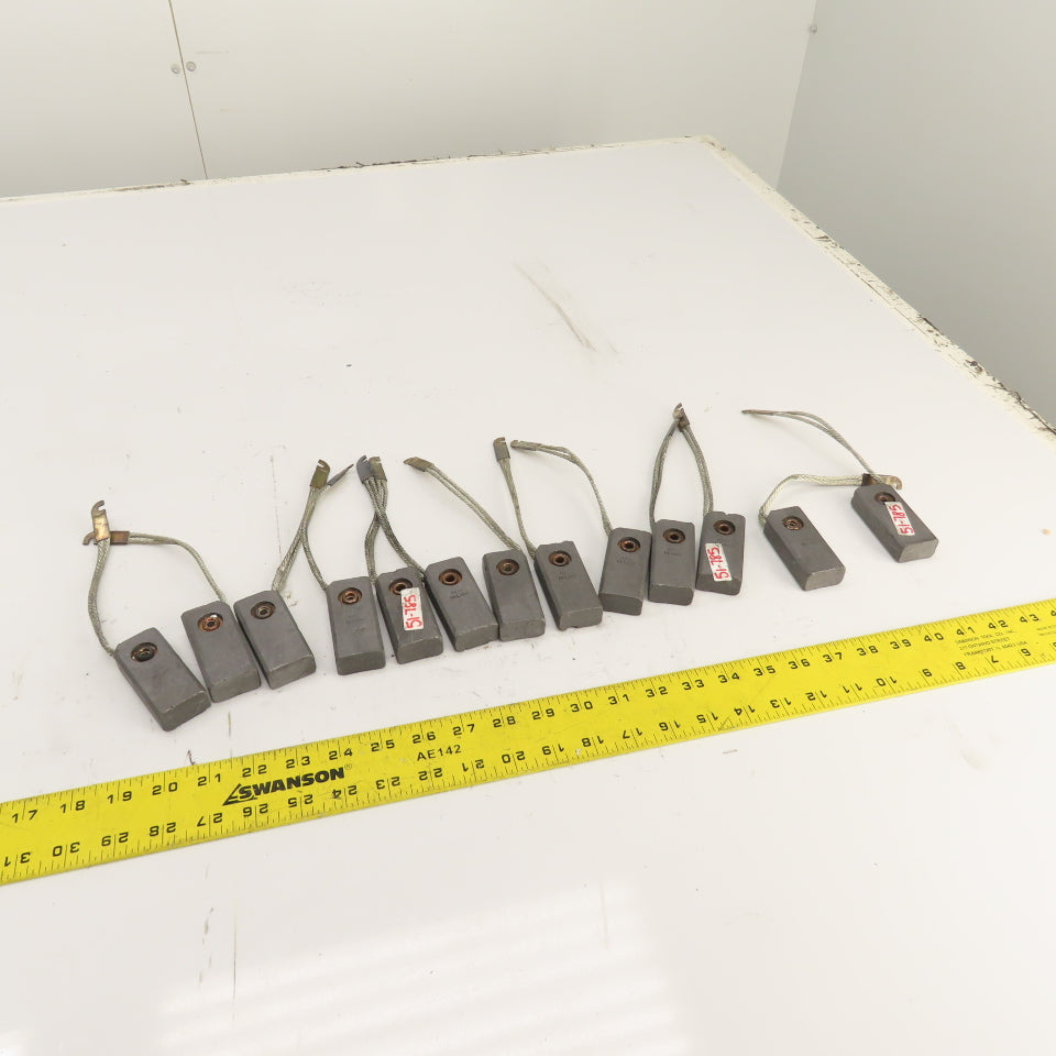 Helwig H702 Carbon Motor Brush 2-3/4" x 1-1/4" x 3/4" Lot Of 13