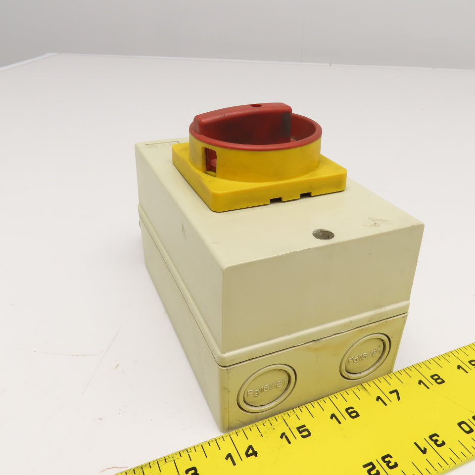 Allen Bradley 194E-A32-1753 600V 15kW Disconnect Switch In Electrical Enclosure