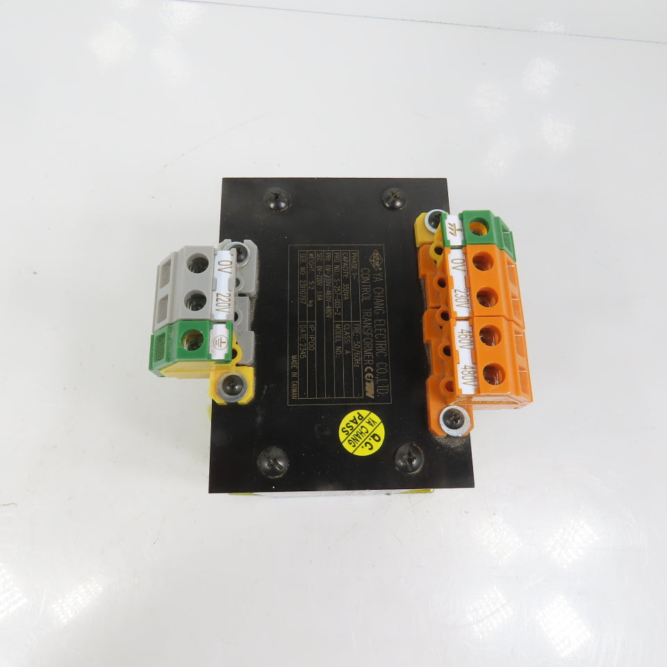 Ya Chang S-257-003-2 350VA Control Transformer Pri 230/460/480V Sec 0-220V 1PH