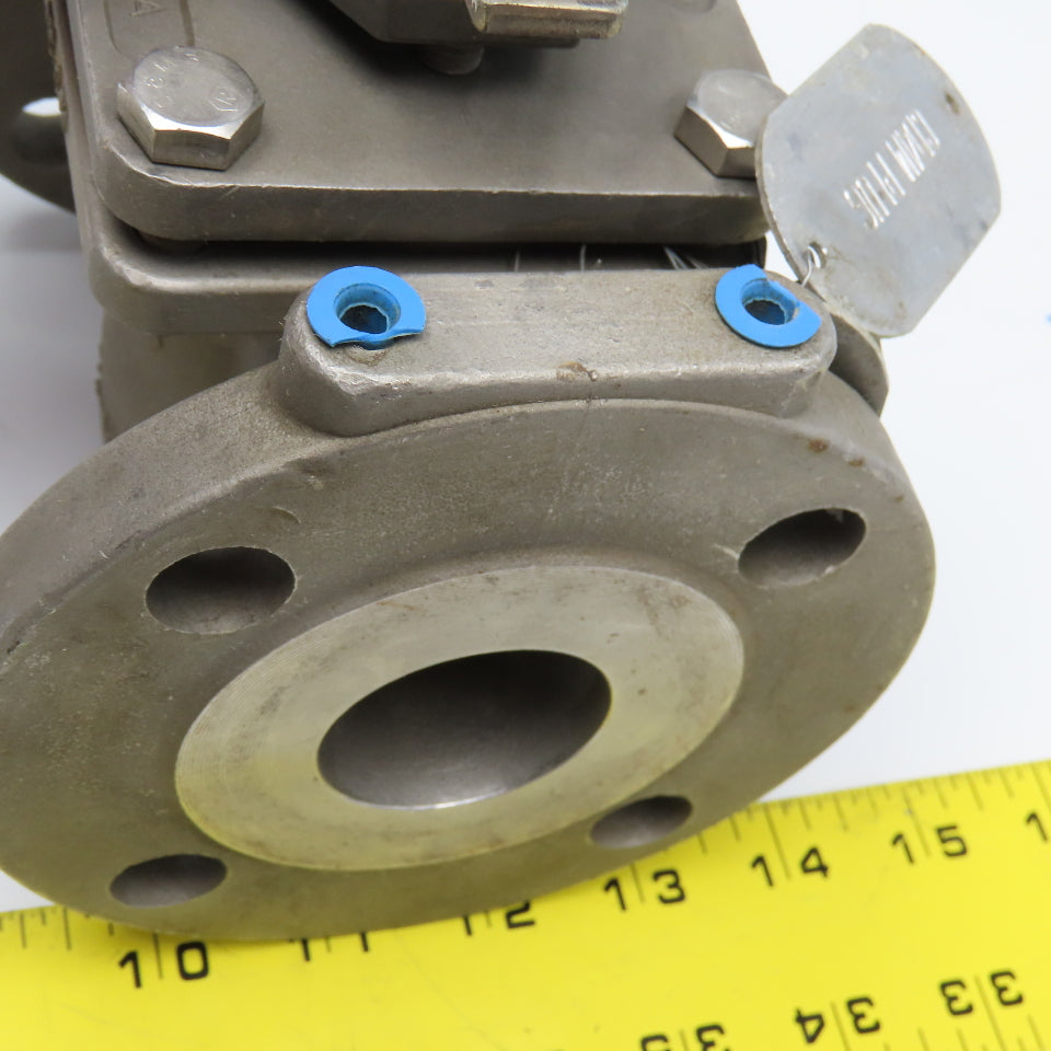 Durco DT46105A-M 1-1/2" #150 CF8M Stainless Steel Plug Valve