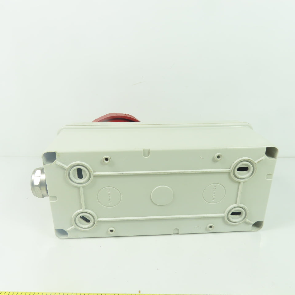 Gewiss GW 66 320 3-Pole Interlocked Socket Outlet 200-415V IP55