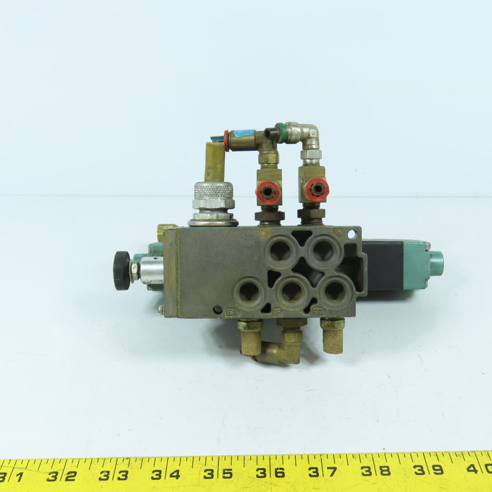 Numatics 081SS400M000061 081RS100J000000 Pneumatic Solenoid Control Valve 24VDC