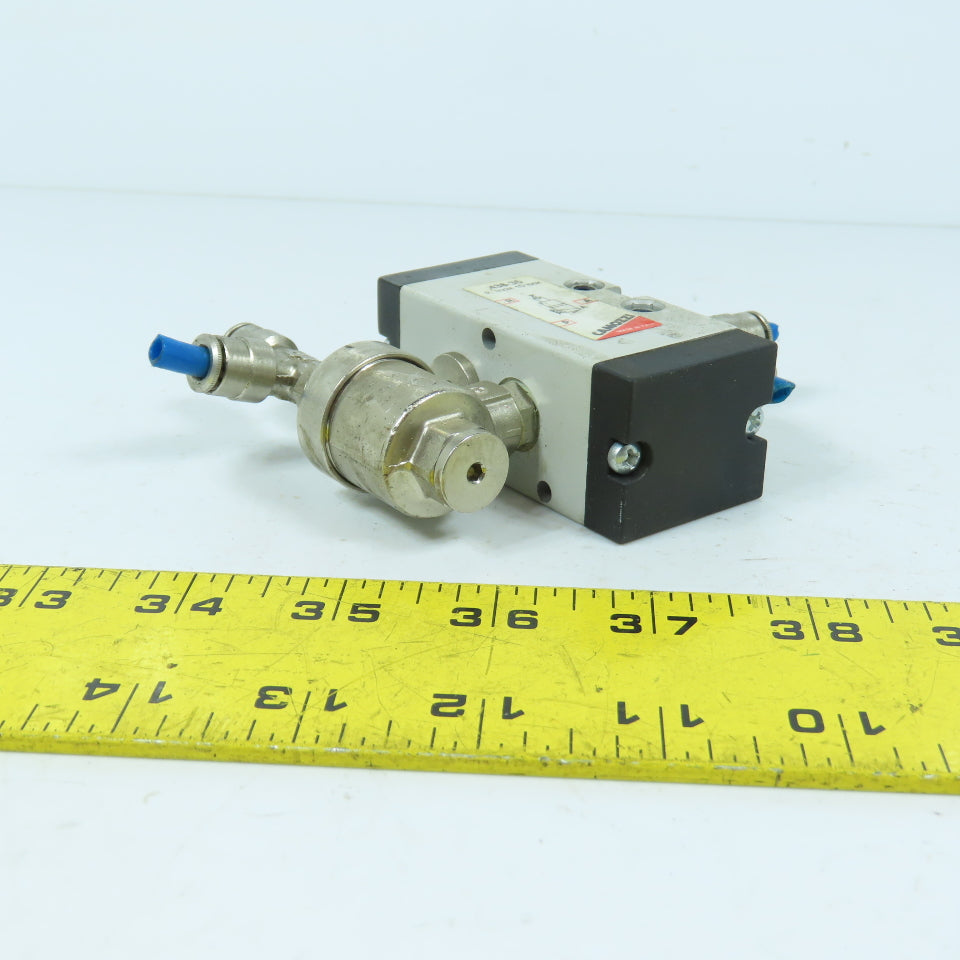 Camozzi 438-35 3/2 Way Pneumatic Directional Control Valve 10 Bar Max 1/8"