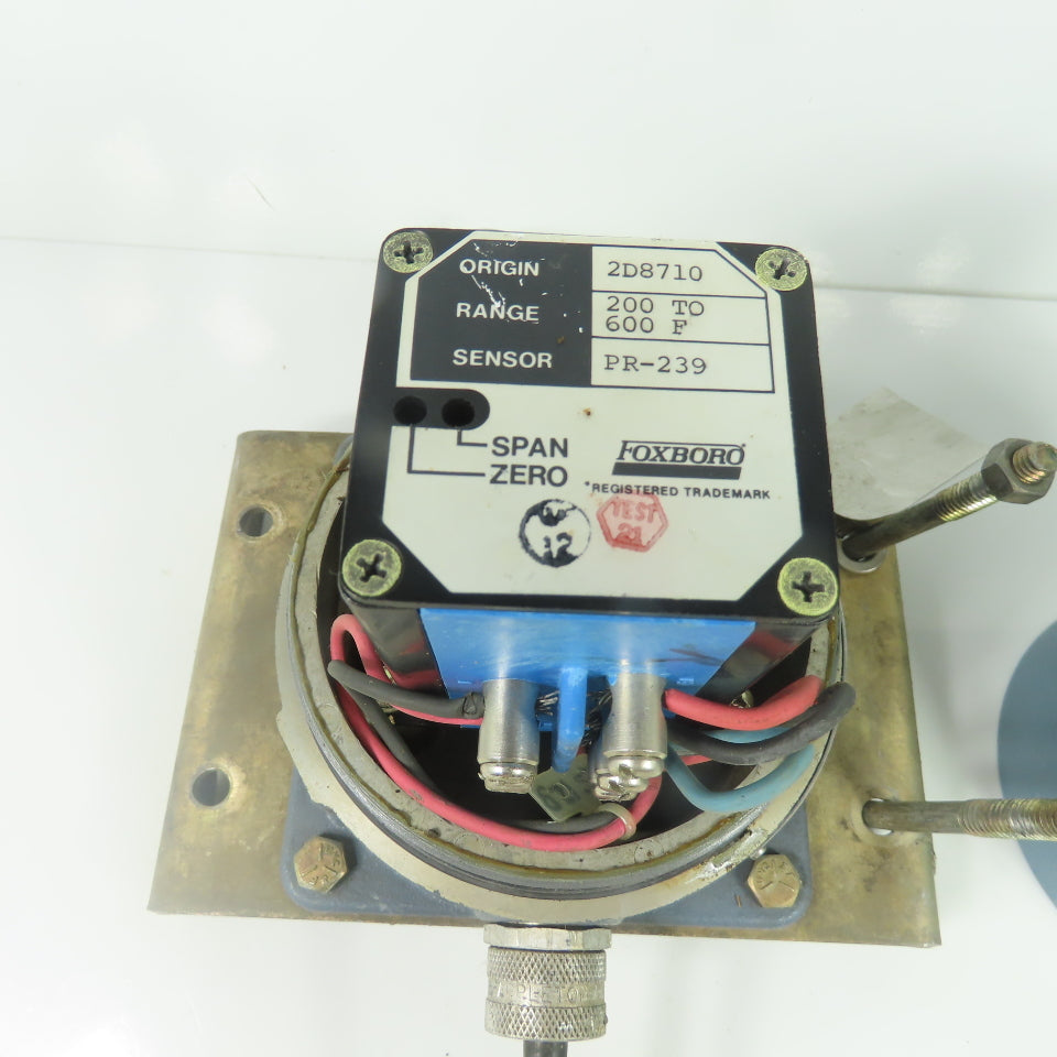 Foxboro E94-015S Temperature Transmitter 30VDC 4-20mA PR-239 200-600°F Range