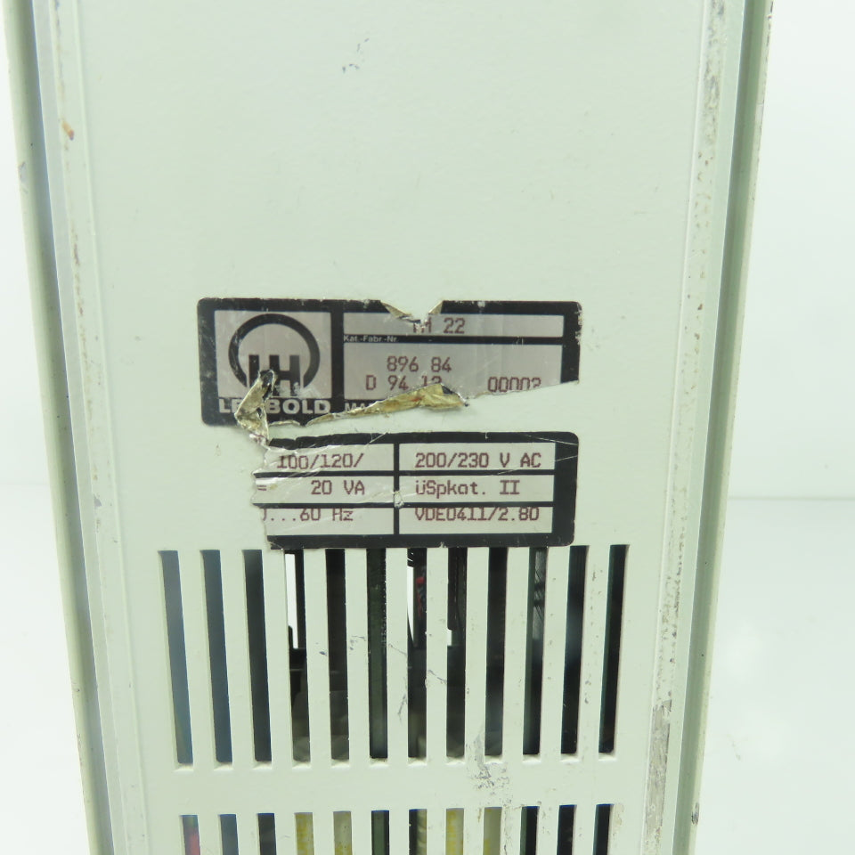 Leybold Thermovac TM22 Vacuum Gauge Controller 100-230V