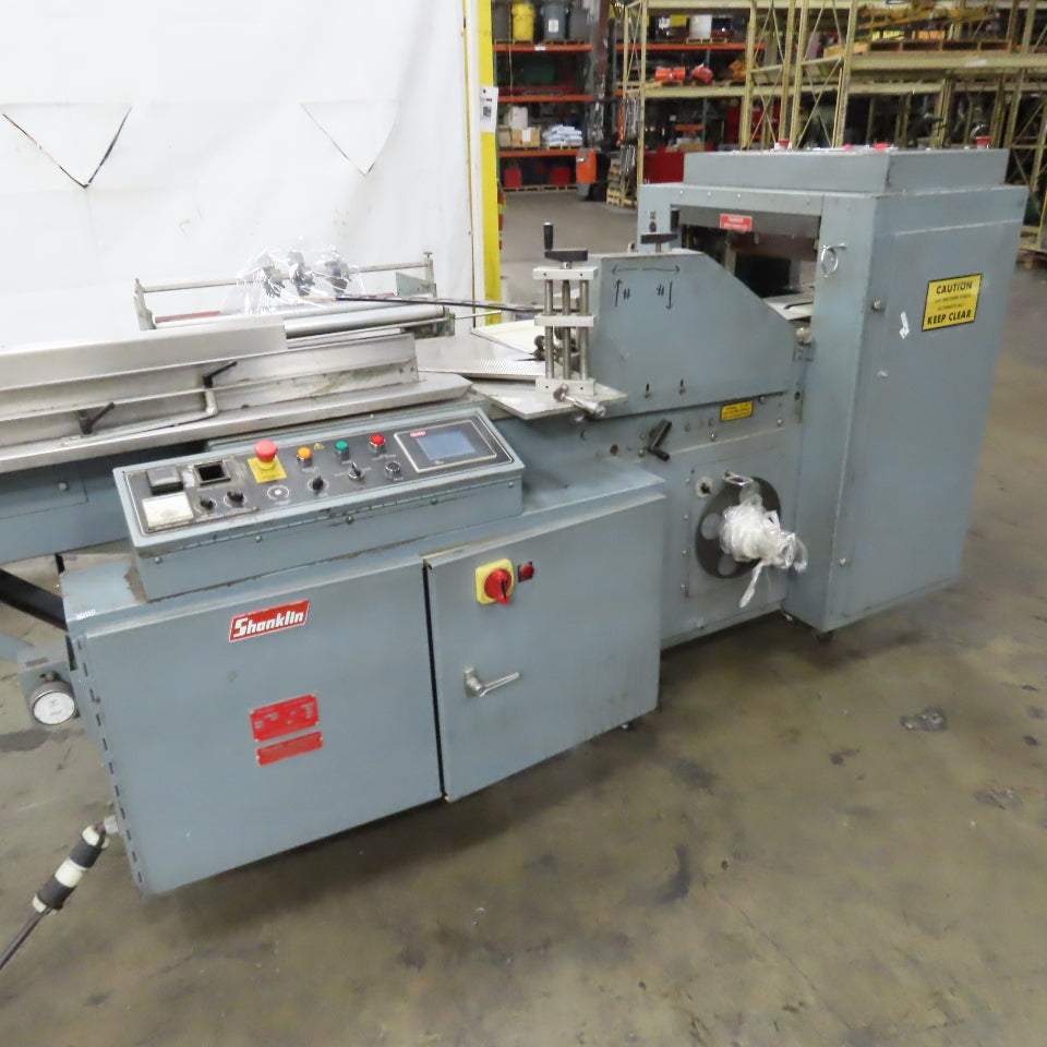 Shanklin F-5A High Speed Flow Thru Side Sealer Shrink Wrapper 230V 1PH Tested