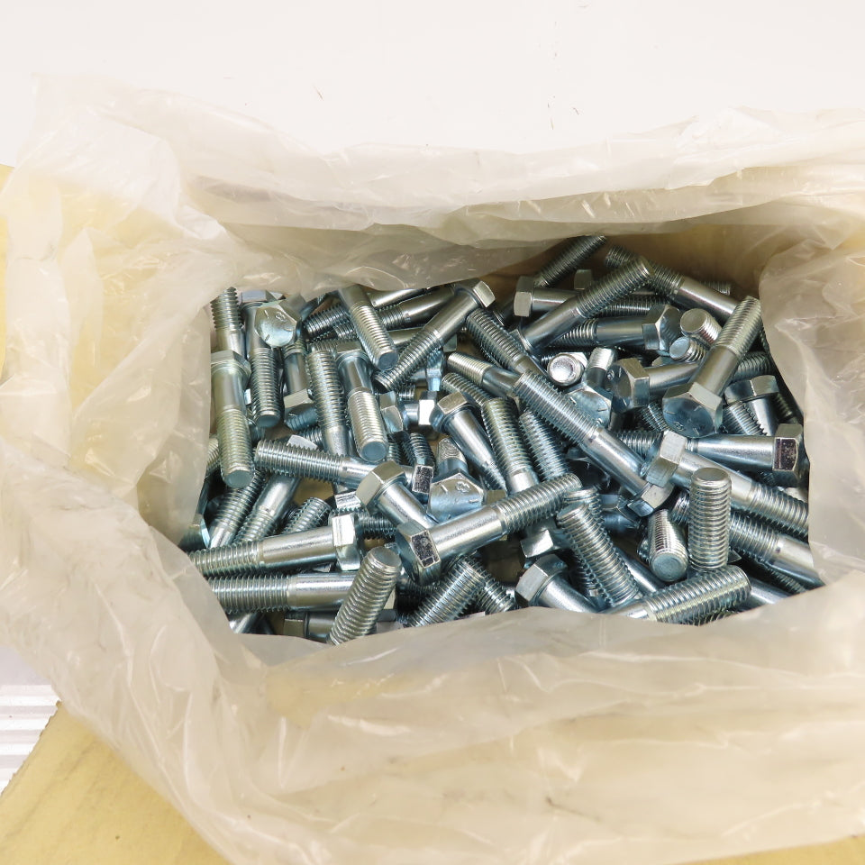 Mid-States 5/8"-11 x 3" Hex Cap Grade 5 Zinc Plated Bolts Lot Of 75