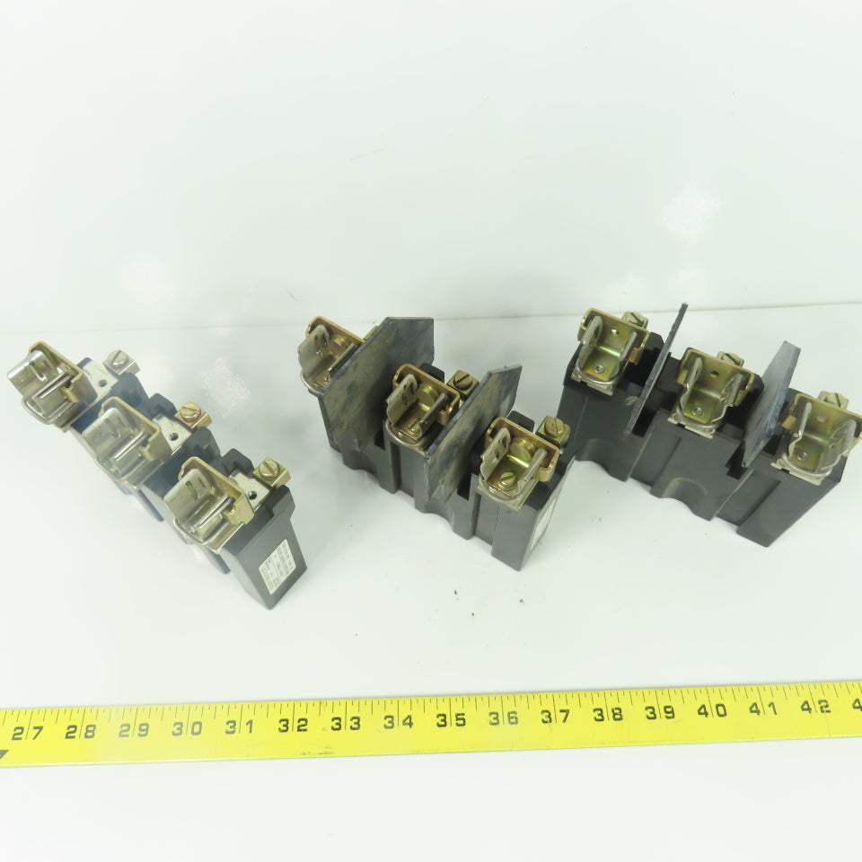 Allen Bradley 1494V-FSR633 Ser A 30A Fuse Block Holder 600V Lot Of 3