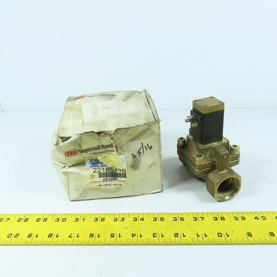 Ingersoll Rand 22105498 New OEM Blowdown Valve 120V 230PSI