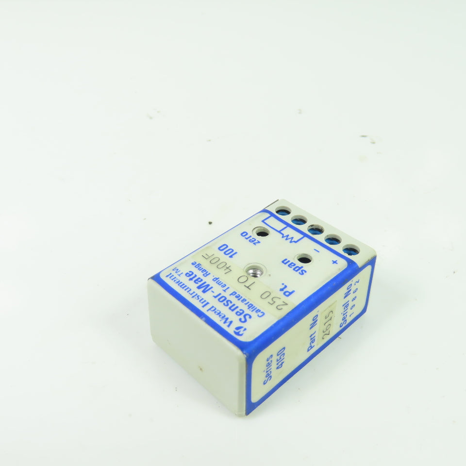 Weed Instrument 2615 Series 4150 250-400°F Temperature Range Sensor Mate12-40VDC