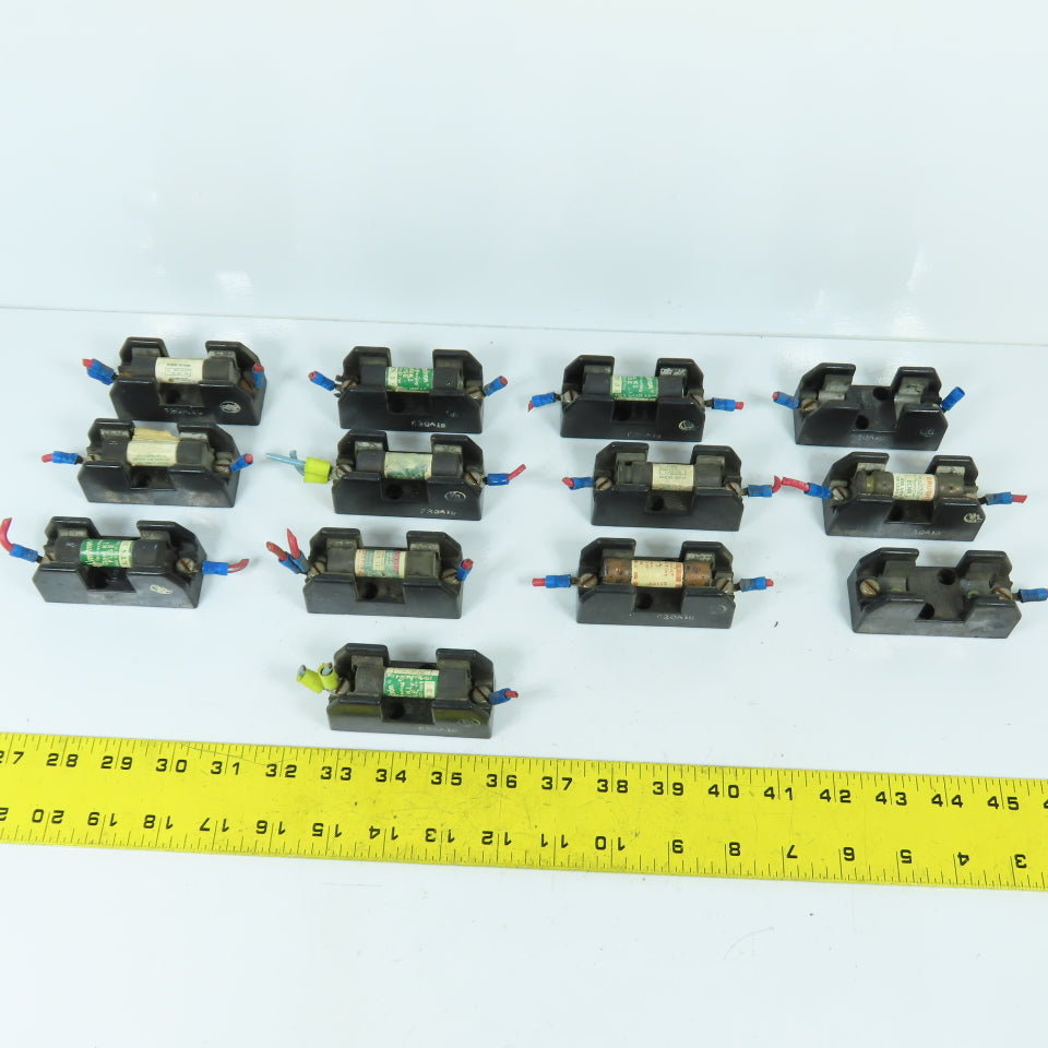 Marathon F30A1S 30A Single Pole Fuse Holders Block 250VAC Lot Of 13