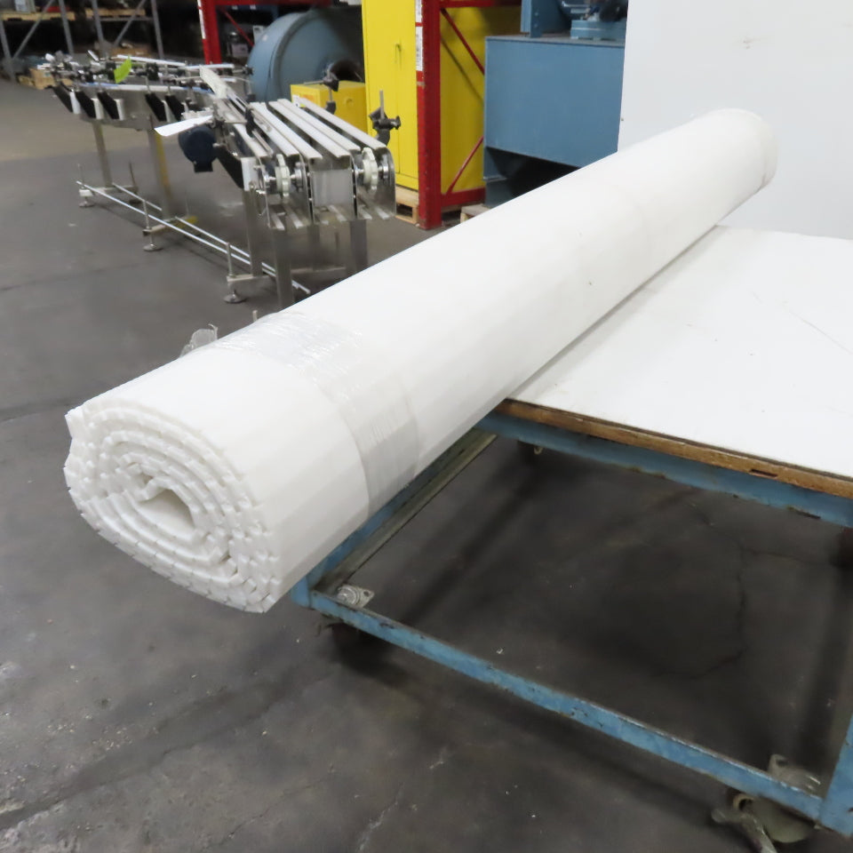 Modutech EC254 C MD254C Modular Plastic Conveyor Belt 84"Wide x 166"Long 1"Pitch