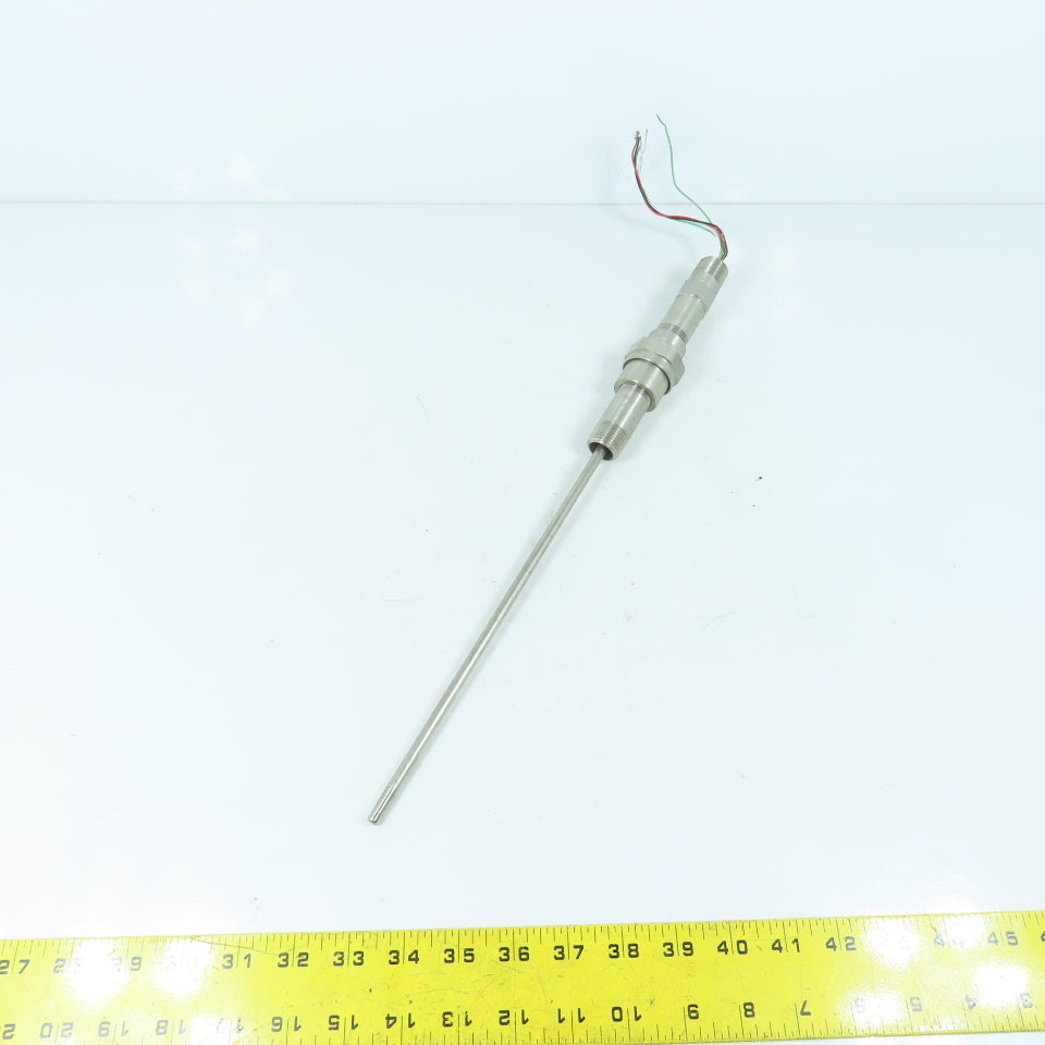 Rosemount 78N25C30N100 RTD Temperature Sensor 9-3/4" Probe 1/2" Mount