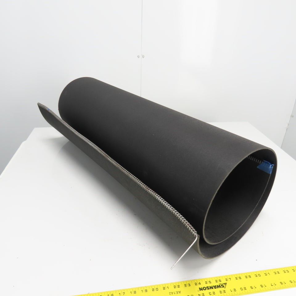 36" Wide x 5'-10" OAL 3-Ply Conveyor Belt Laced W/ Pin 0.15" Thick