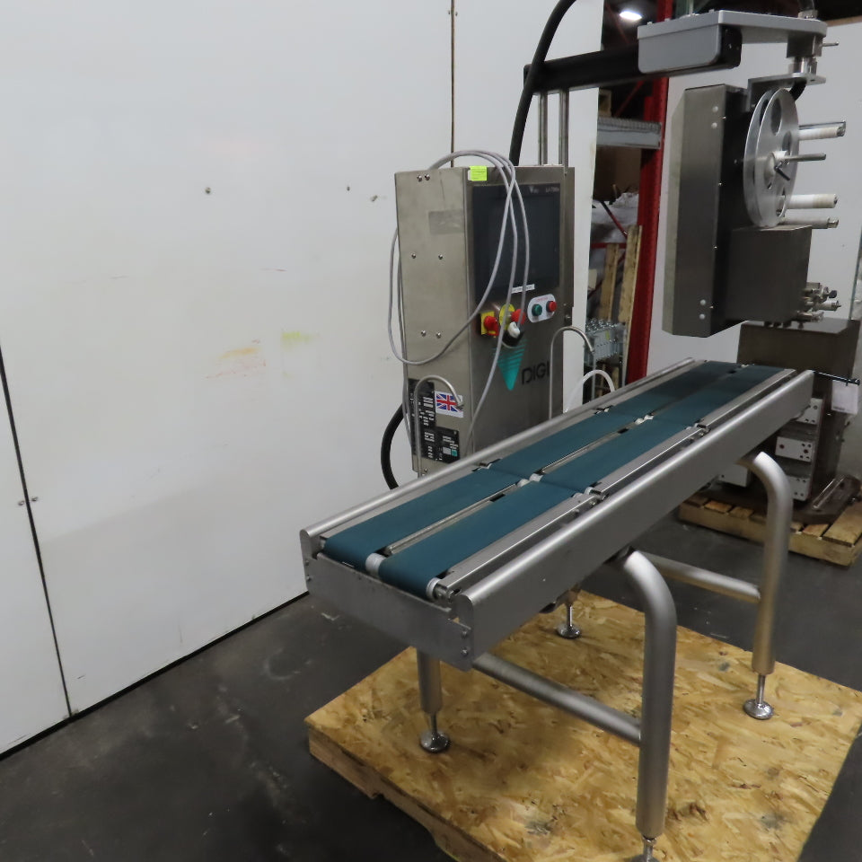 DIGI LI-700E Sanitary Stop To Weigh Price Labeler 110V 1PH 45PPM Tested