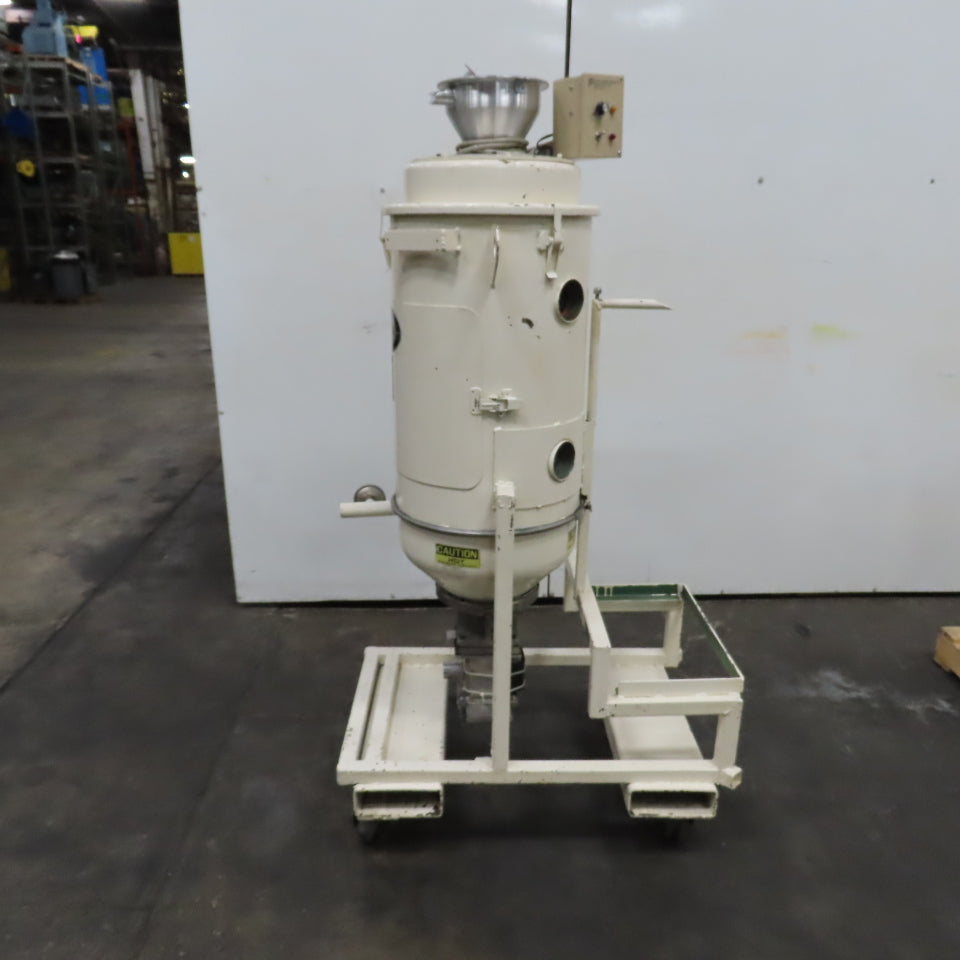 Una-Dyn Model 100# Modular Solid Cone Drying Hopper W/ Casters
