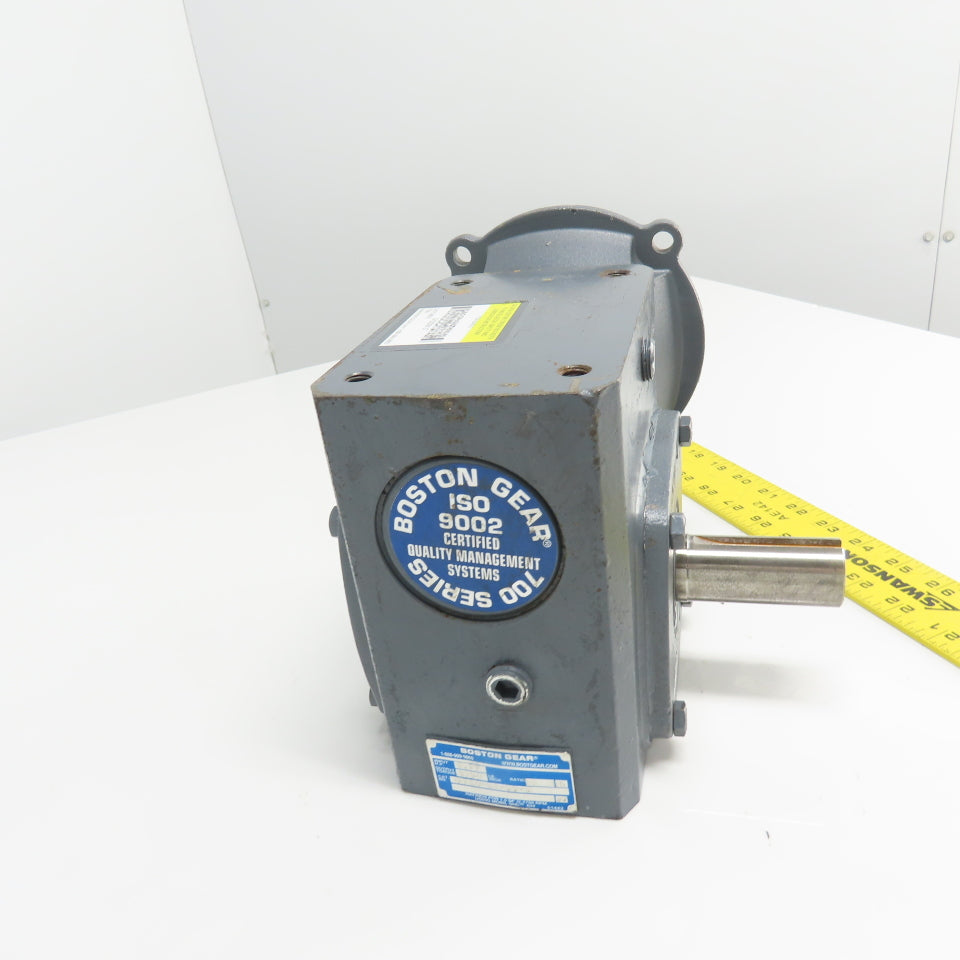 Boston Gear F724-50-B5-G 50:1 Ratio Gear Reducer 35RPM Out 1034IN-LB Torque