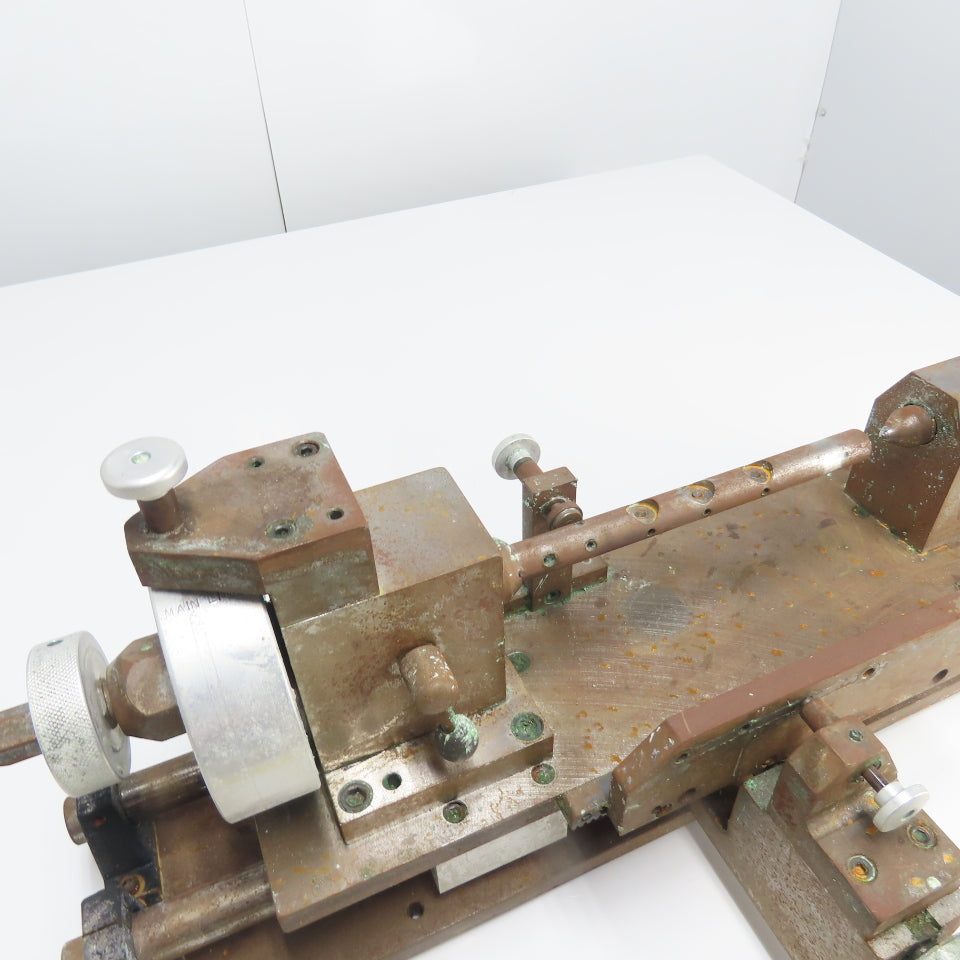 7" Slide manual Bed Traverse Drill Press Instrument Holder Assembly