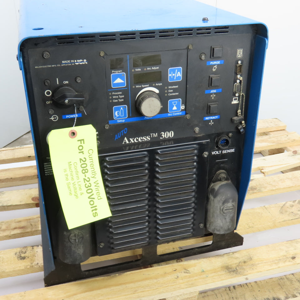 Miller Auto Axcess 300 Robotic Welder Power Supply 230/460V 225A Parts/Repair