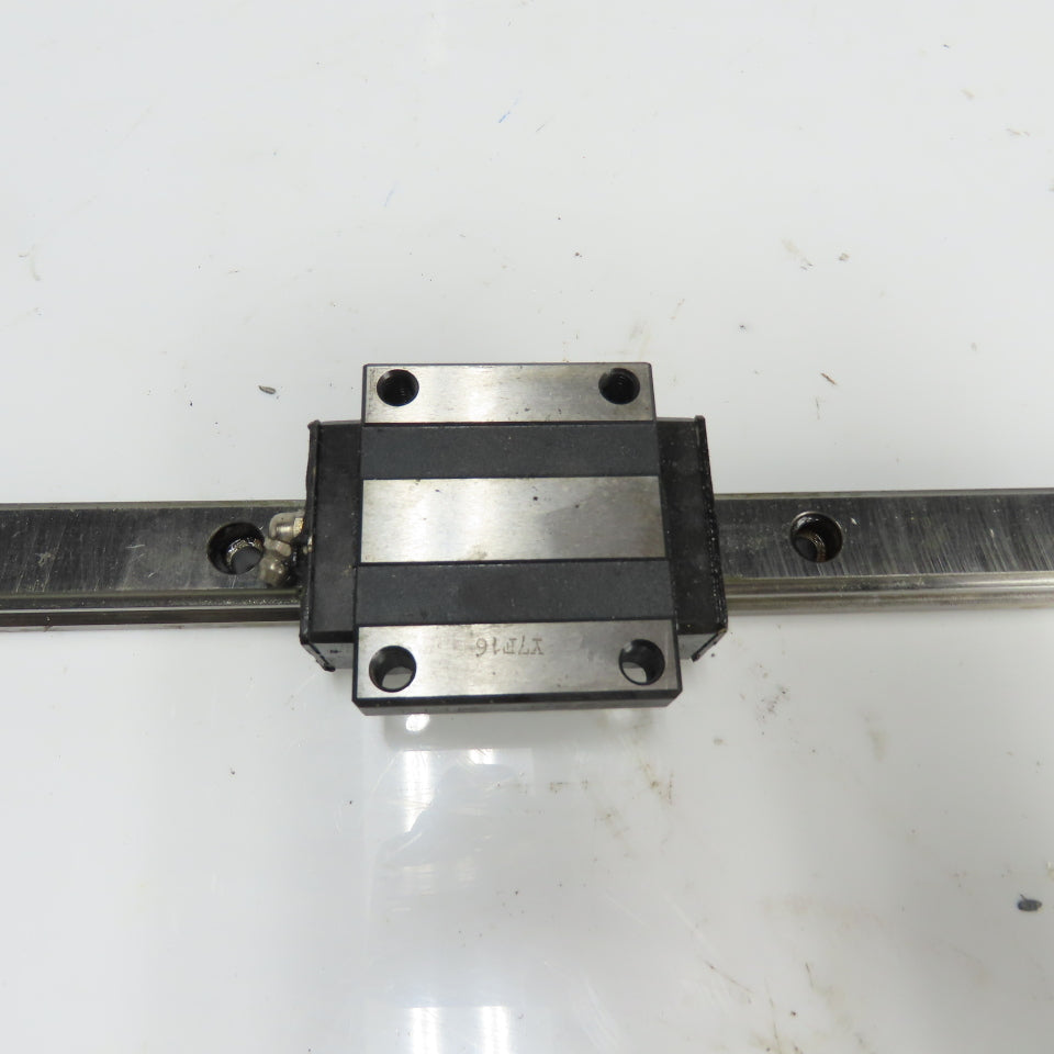 22mm Profile Linear Guide Rail 710mm OAL W/ 3 Bearings