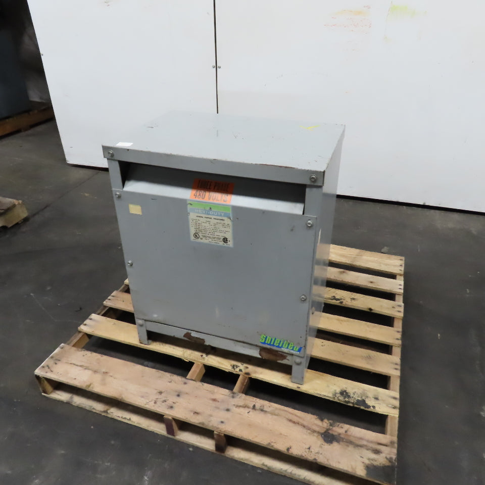 Hevi-Duty T5H30S 30kVA 3PH General Purpose Transformer Pri 480V Sec 208/120V 72A